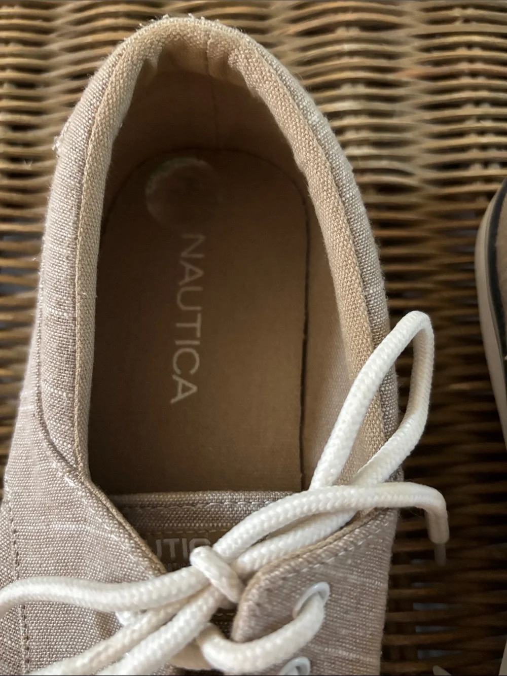 Nautica | Men’s Tan Canvas Boat Shoes